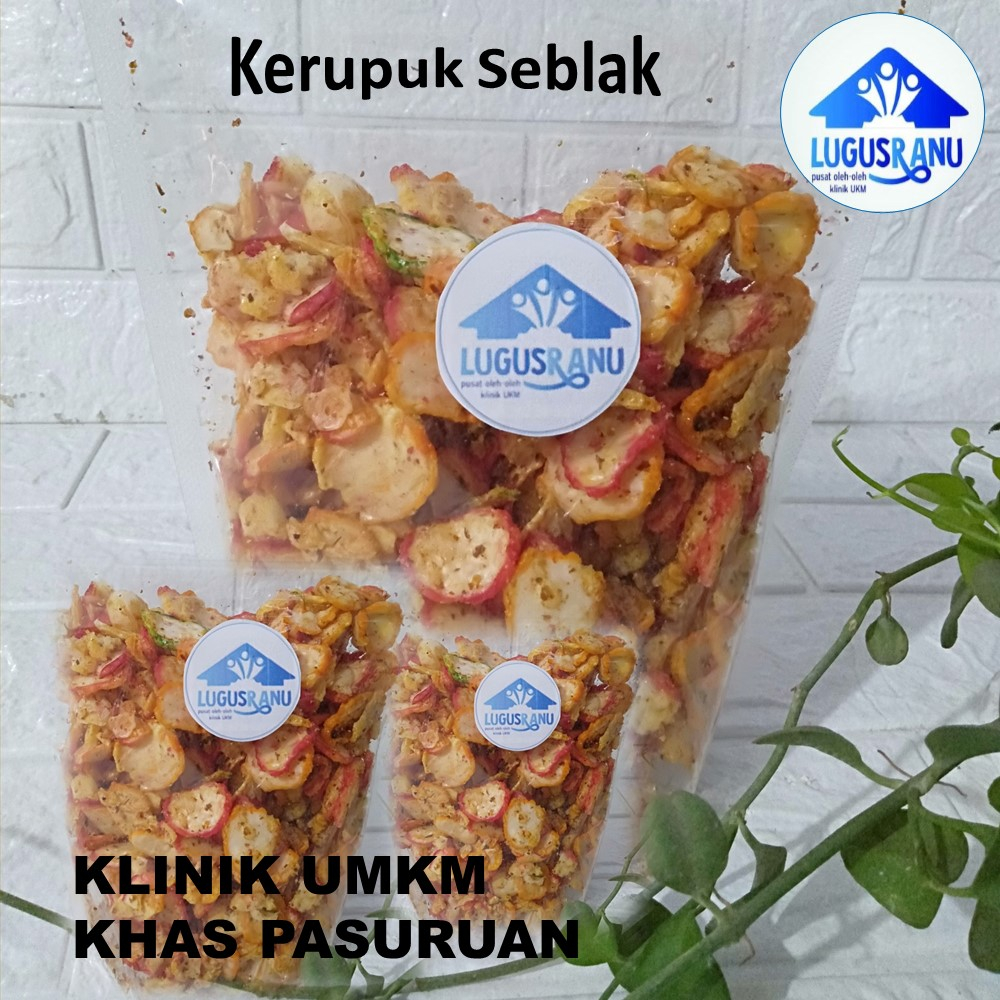 

Camilan Kerupuk seblak Kering Pedas Gurih