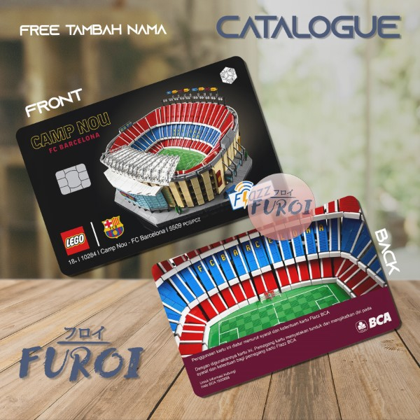 Custom Flazz BCA | Custom Emoney Mandiri | Lego 10284 - Camp Nou