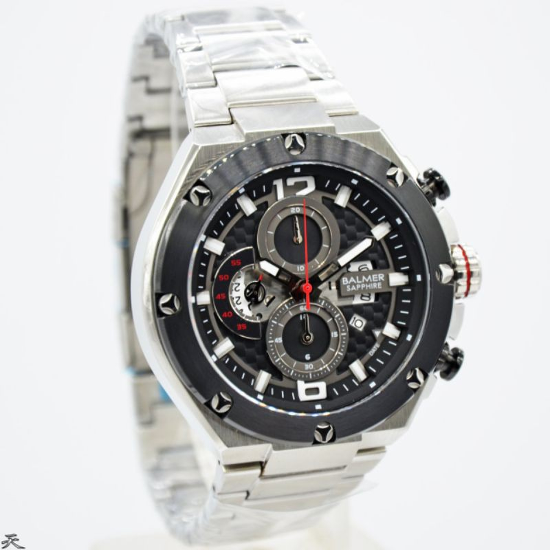 JAM TANGAN PRIA BALMER B.8117 / b8117 ORIGINAL GARANSI RESMI - Silver