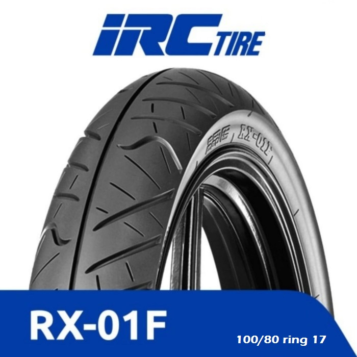 BAN LUAR 100/80-17 RX01 F IRC TL TUBLES 100 RING 17 RX 01