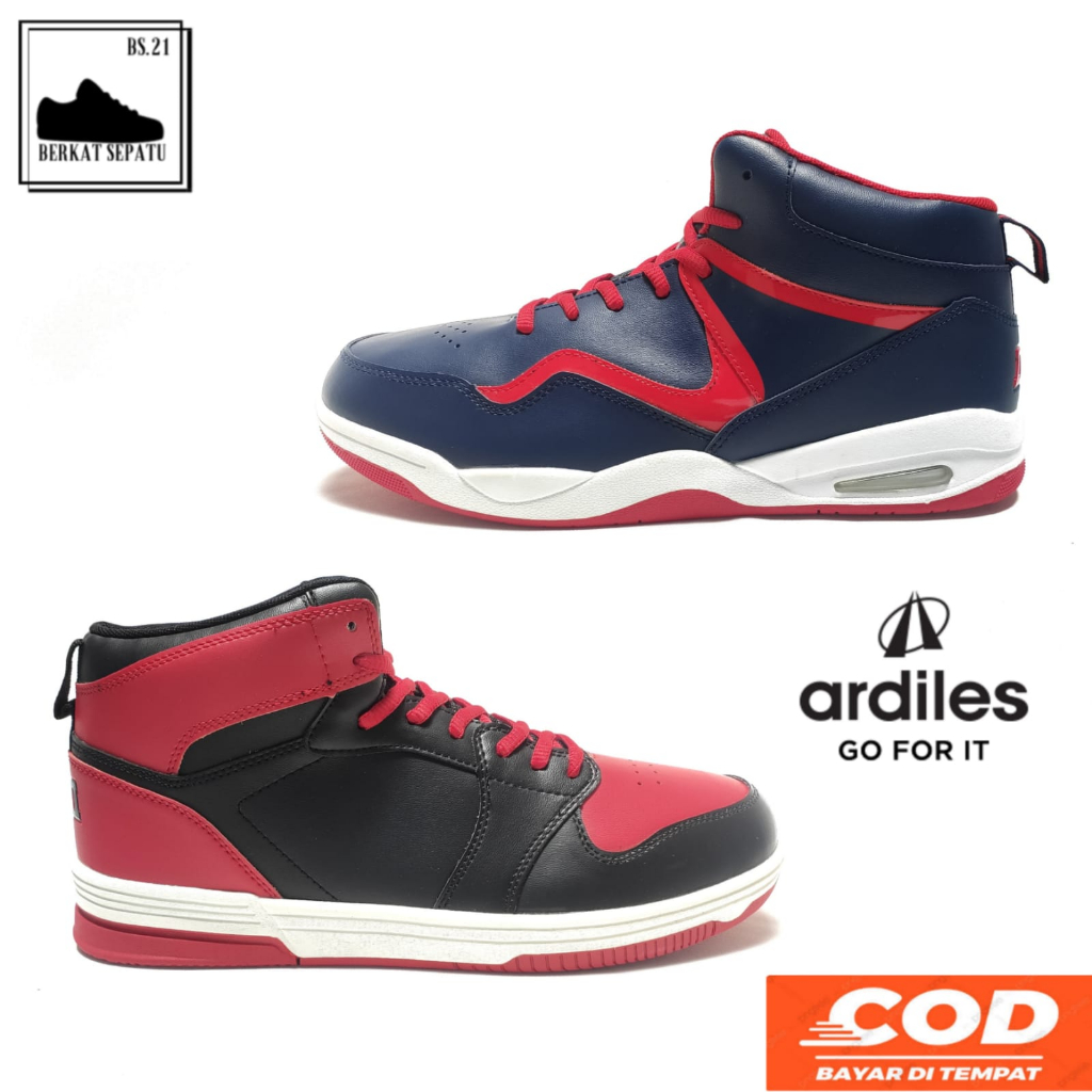 [COD] Sepatu Basket Ardiles X DBL Crimson & Rexton Termurah dan Terbagus | Sepatu Cowok/Cewek Ardile