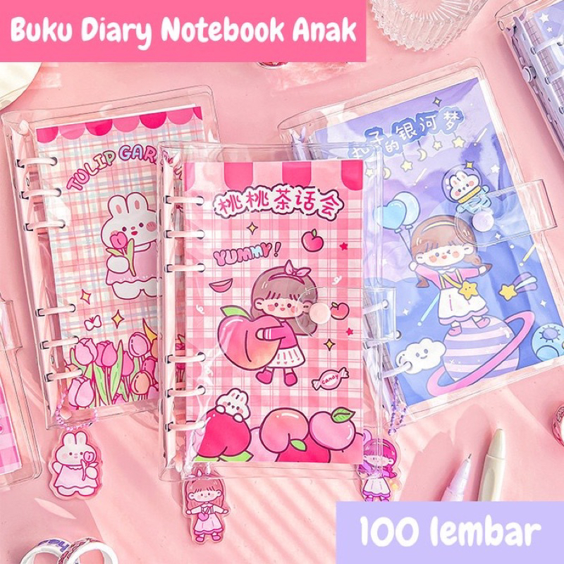

ZS 009 Set Diary Orji Binder Lengkap A6 80 lembar| Notebook Mini 80 lembar | buku jurnal A6 free ganci | Binder Aesthetic bisa refill | Buku Binder A6 Set |Buku binder pvc a6 set colourfull