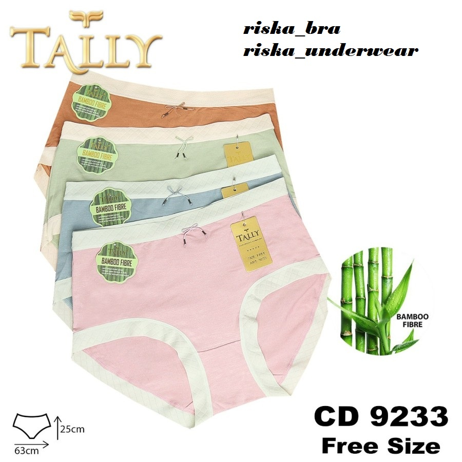 CELANA DALAM WANITA TALLY 9233-CELANA BAHAN KATUN BAMBU