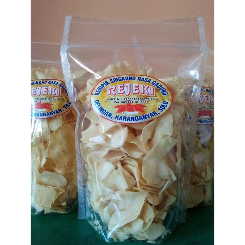 

keripik singkong rasa gadung REJEKI