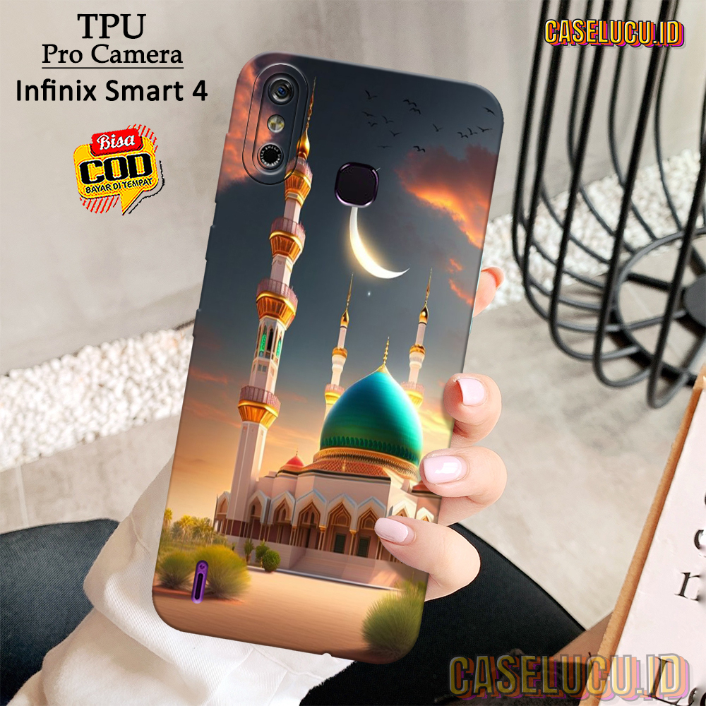 Casing Hp Infinix Smart 4 Terbaru - Fashion Case Muslim - Case Infinix Smart 4 - Soft Case Hp Infini