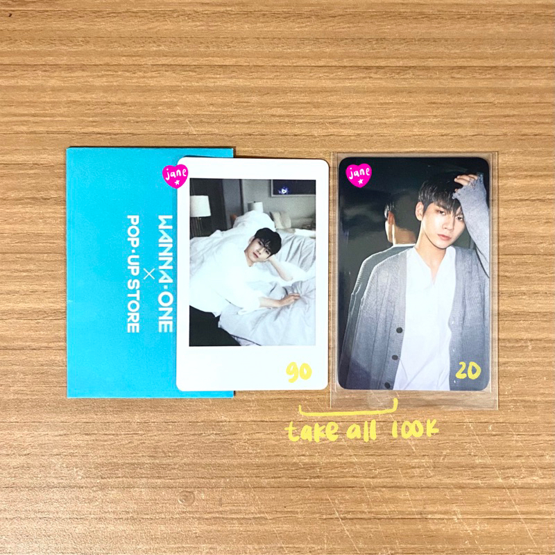 ong seongwu photocard pc wannaone wanna one pop up store rare fancon seongwoo seungwu seungwoo