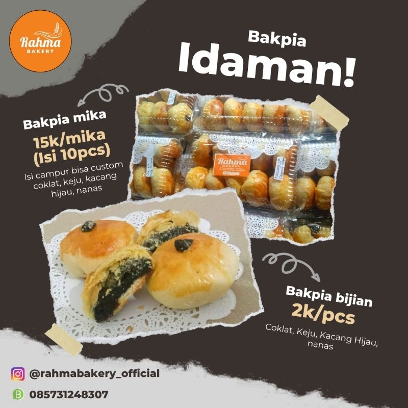 

Bakpia Aneka Rasa - Rahma Bakery Tanggul