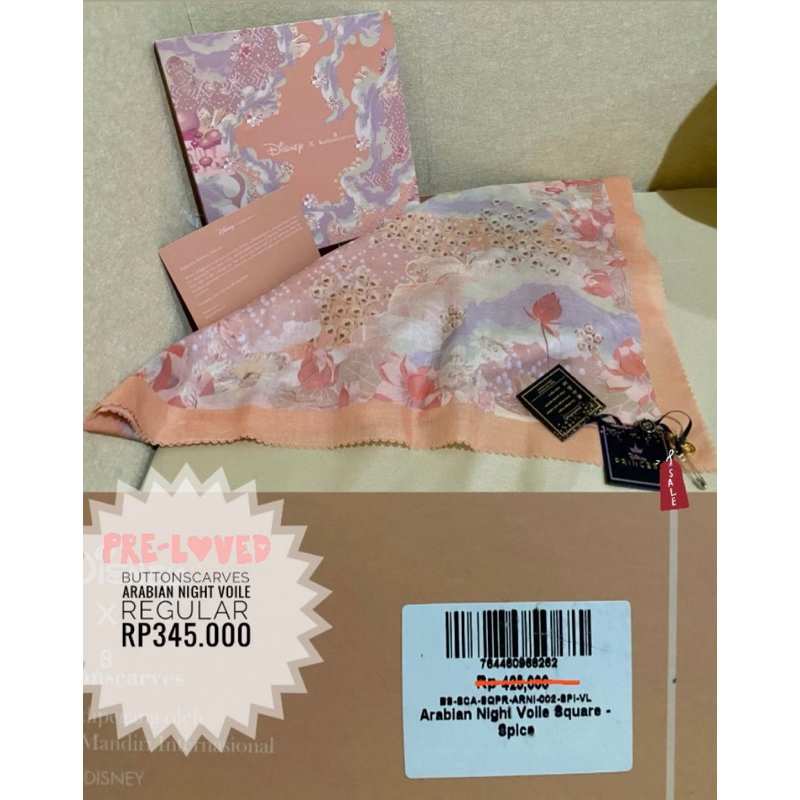 (PRELOVED) Buttonscarves Arabian Night