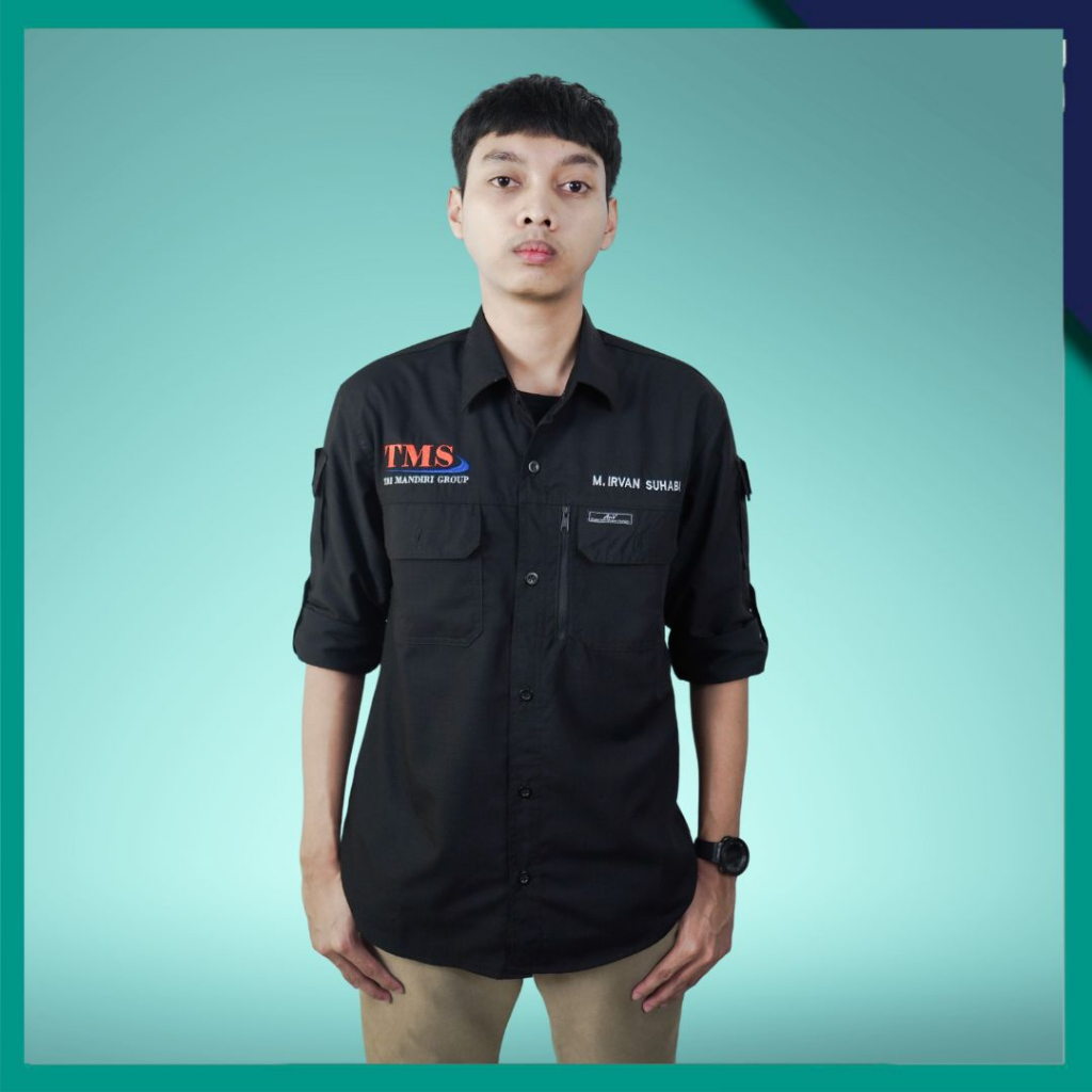 Kemeja Lapangan BUMN BNI PDL CUSTOM Outdoor Baju Pdh PT Seragam Organisasi keren bahan kuat tahan la