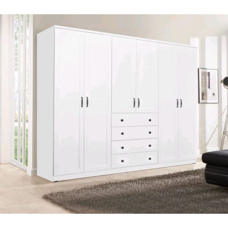 Lemari pakaian kayu jati Belanda cat duco