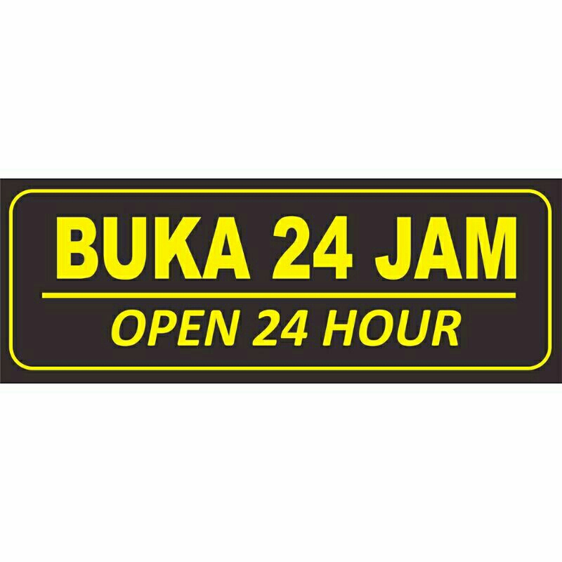 

akrilik buka 24 jam / open 24 hour