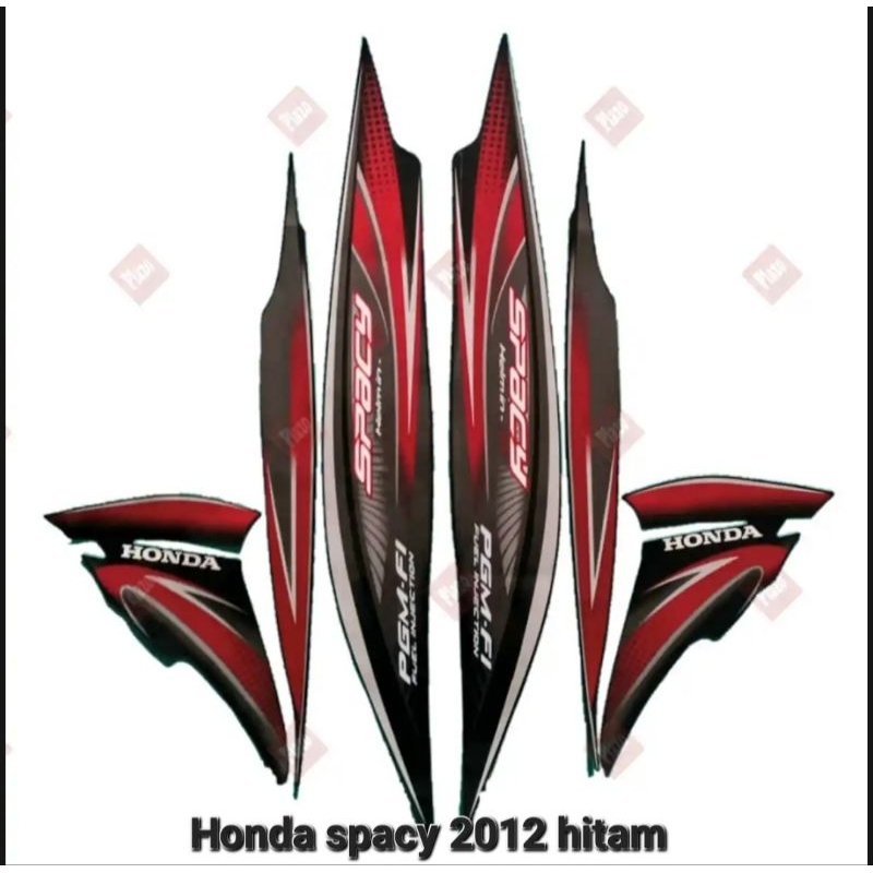 STIKER STRIPING SPACY FI TAHUN 2012