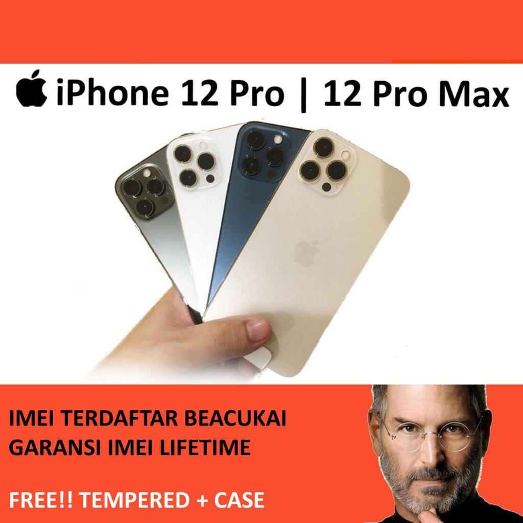 [MINUS] iPhone 12 Pro / 12 Pro Max 128GB 256GB 512GB Bekas Fullset Ori