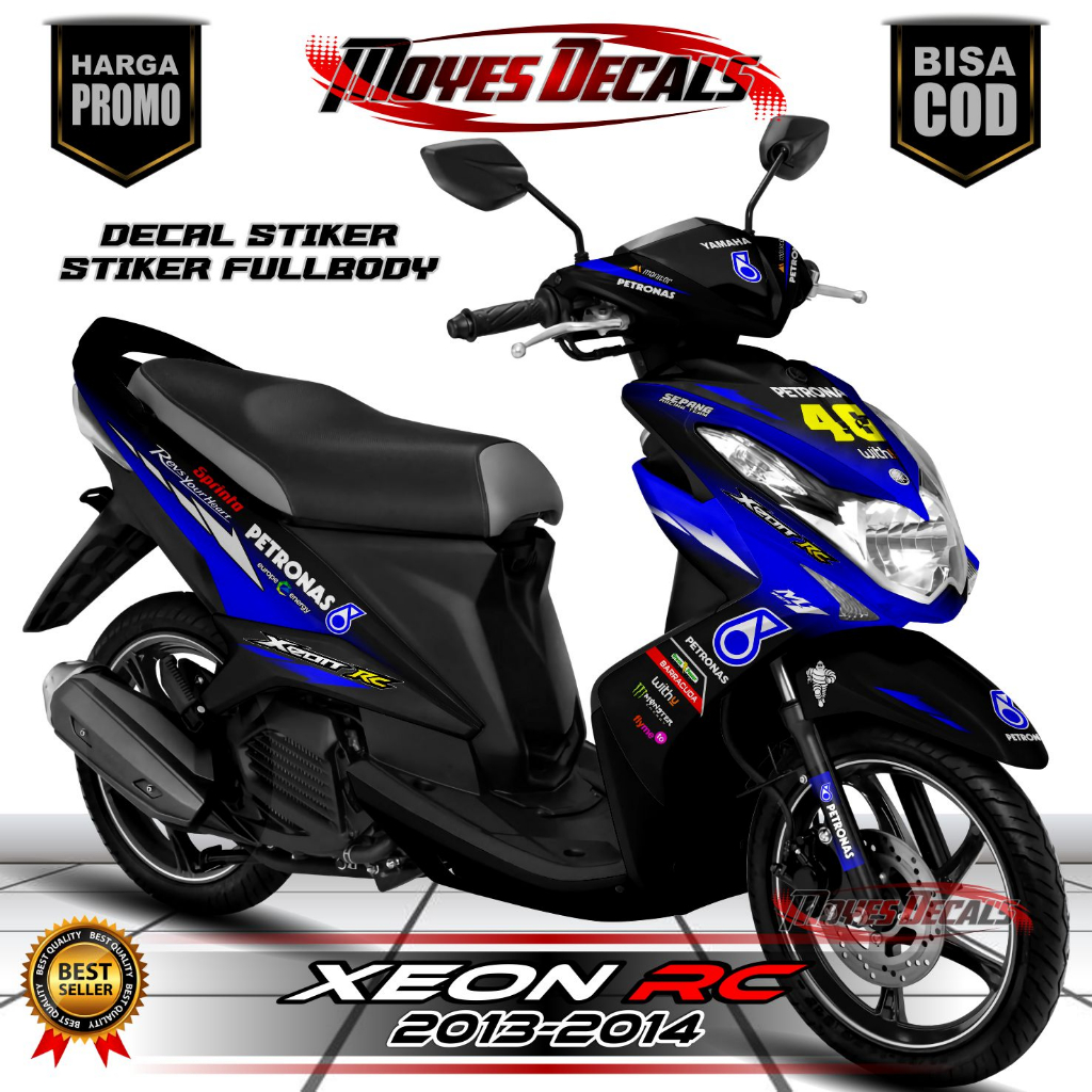 Decal Xeon RC Karbu - Stiker Xeon RC Karbu - Dekal Xeon RC Karbu Full Body - Striping Xeon RC Karbu 