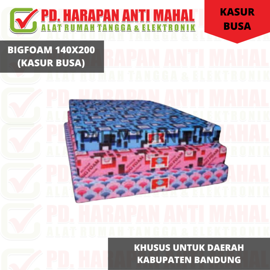 KASUR BUSA EKONOMIS KETEBALAN 15CM NOMER 3/BIGFOAM 140X200 (KASUR BUSA)