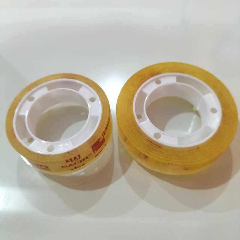 

Isolasi Nachi Kecil 12 mm x 10 yard 12 mm x 25 yard 1/2 inch Selotip Tape ( 12mm 10yard 25yard 1/2inch )