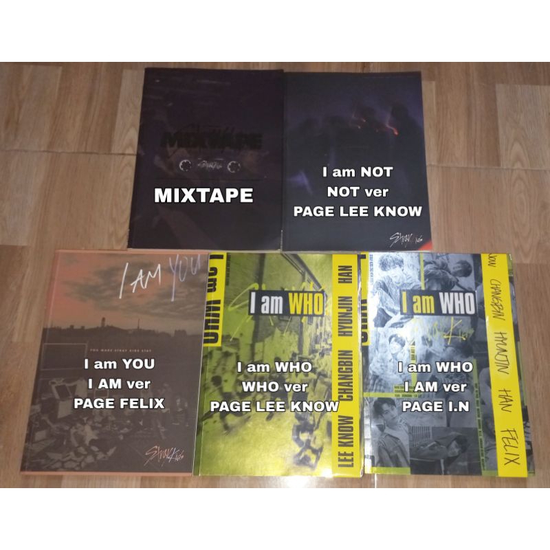 ALBUM ONLY STRAY KIDS MIXTAPE I AM NOT IMN I AM YOU IMY I AM WHO IMW