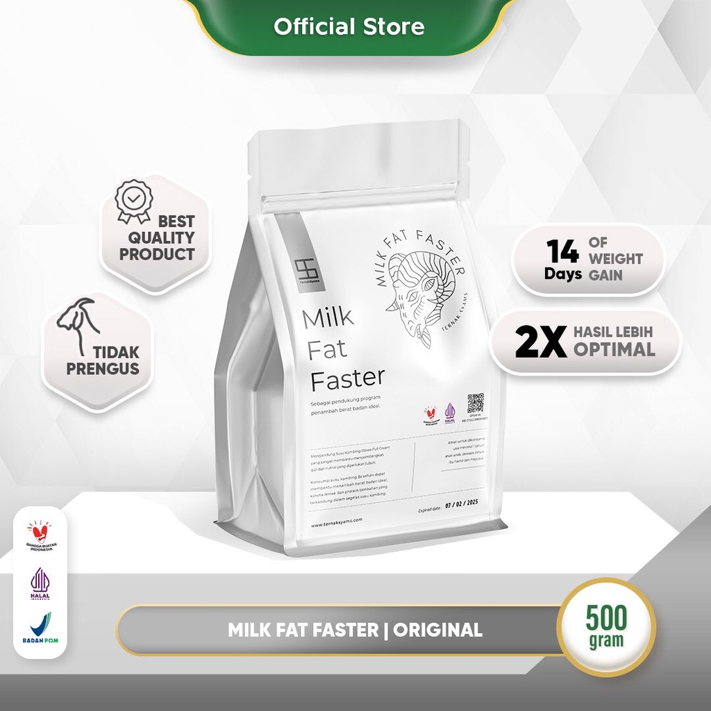 

Temukan Ternak Syams - Premium Susu Penggemuk Penambah Kenaikan Berat Badan Ideal Varian Kambing Etawa Full Cream 500 gram 1/2 Kg | Milk Fat Faster Organik Suplemen Vitamin Makanan minuman Obat Kapsul Aman Asli Original BPOM HALAL LPPOM weight gain dengan