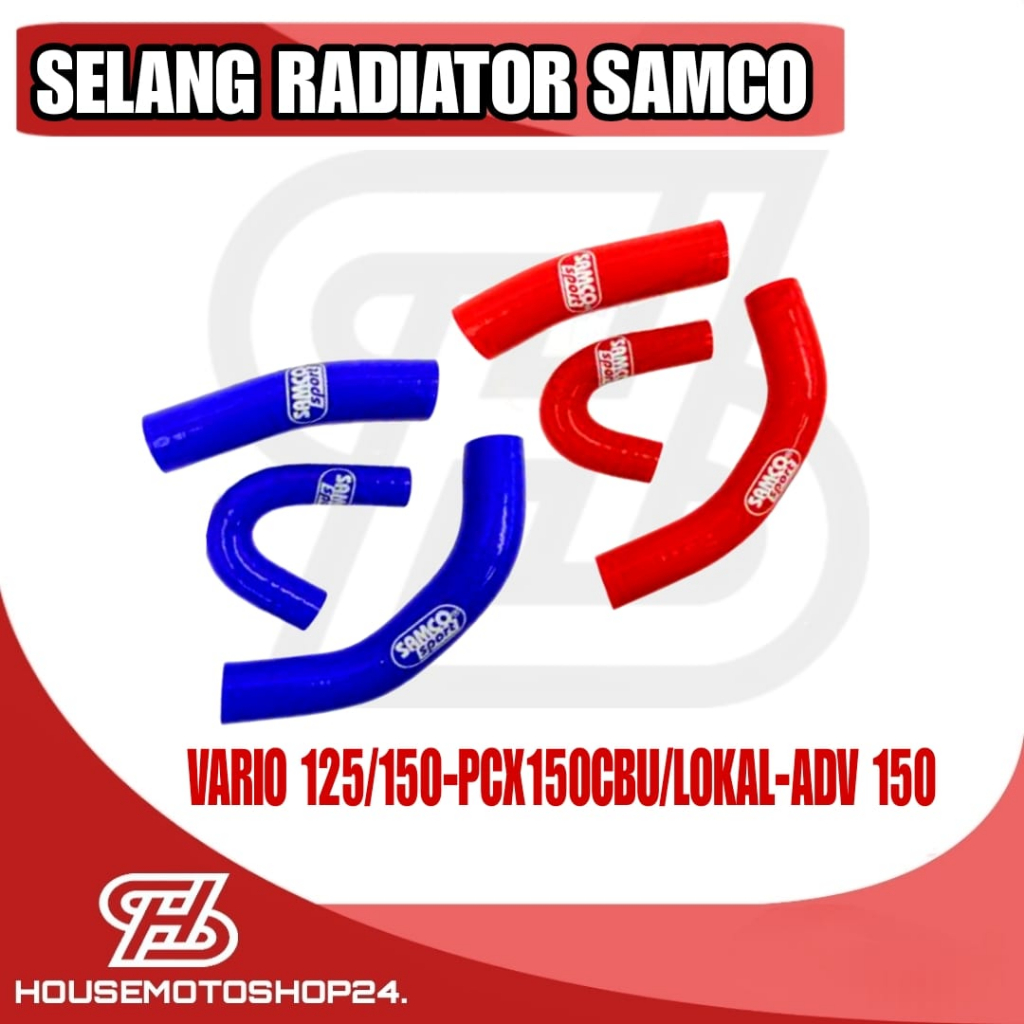 SELANG RADIATOR BIRU ORIGINAL THAILAND VARIO 125 150 PCX CBU LOKAL 150 ADV 150 COVER RADIATOR SPION