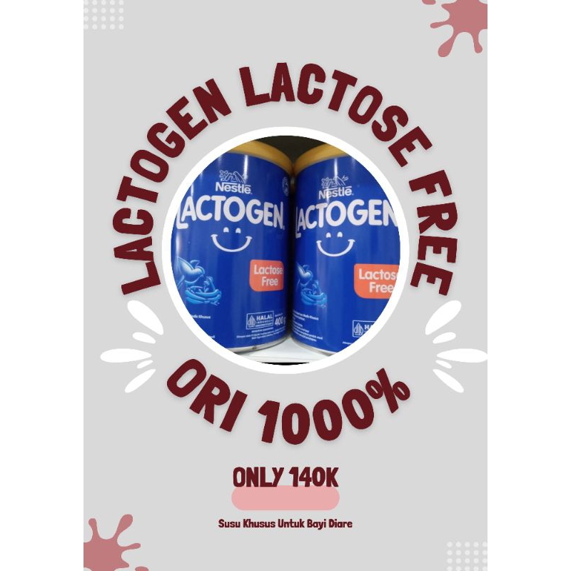 LACTOGEN LACTOSE FREE