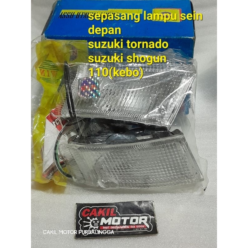 lampu sein sen riting depan suzuki tornado shogun 110 kebo