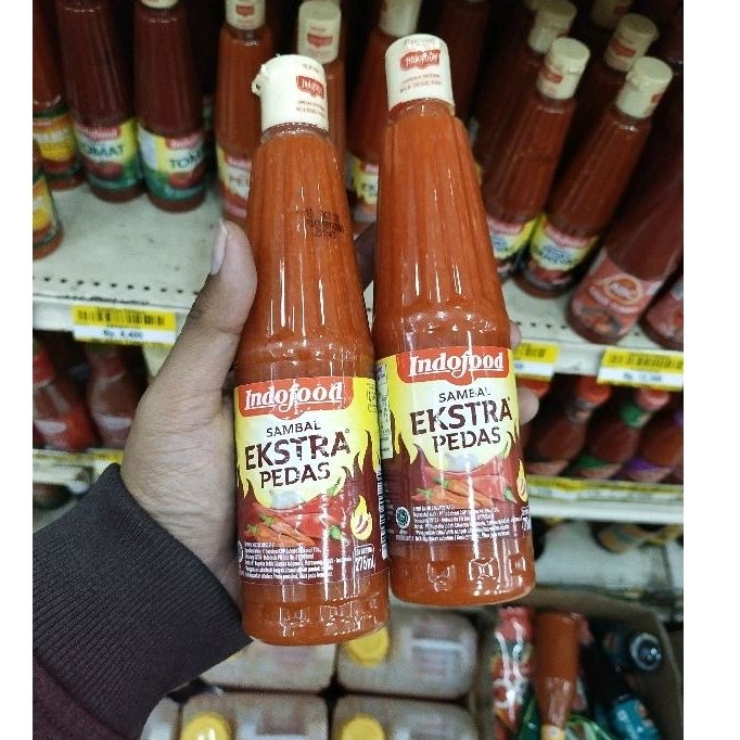 

2 Botol Indofood Extra Pedas 275ml