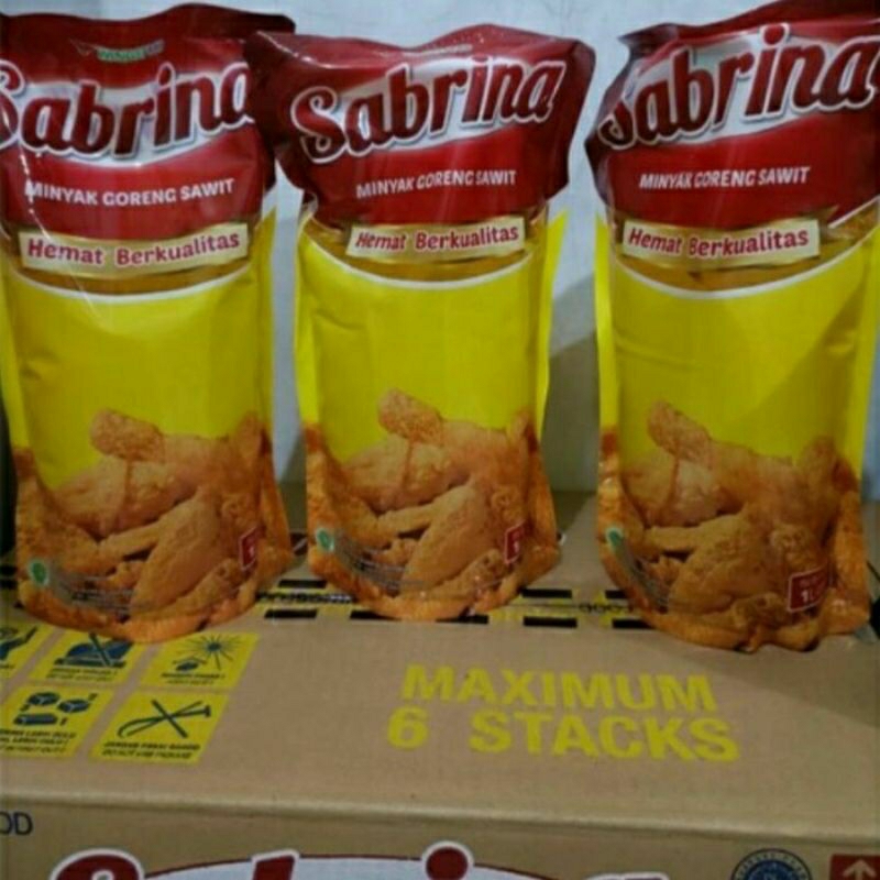 

Minyak Goreng Sabrina Refil 1L