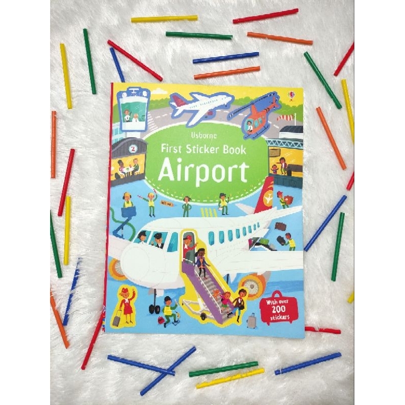 [Usborne] First Sticker Book Airport