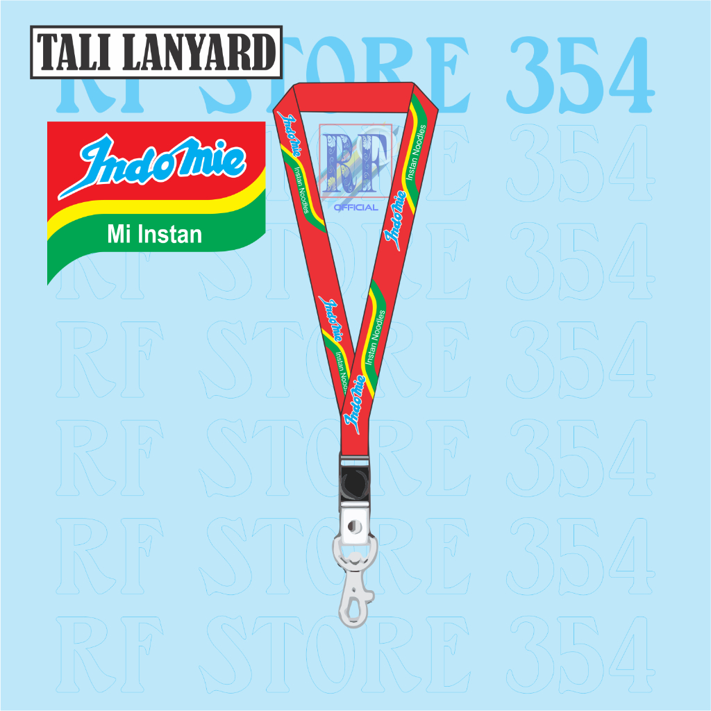 

TALI LANYARD INDOMIE MIE INSTAN LOGO - TALI ID CARD GANTUNGAN KUNCI GANTUNGAN FLASHDISK GANTUNGAN NAMETAG TALI LANYARD BEST SELLER COD