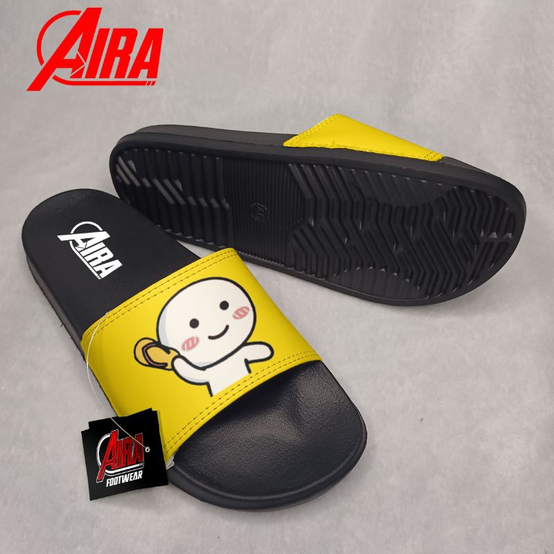 SANDAL SLOP SLIDE AIRA SANDAL PRIA/WANITA