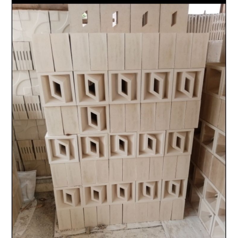 Roster beton minimalis murah, roster motif, roster lubang angin, roster beton warna putih