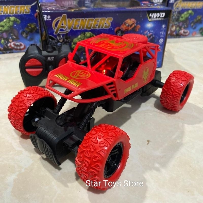Mobil Remote Control RC, Avengers Ironman Mainan Mobil Remote