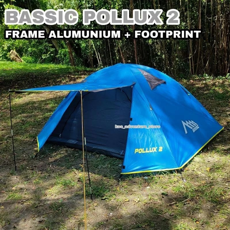 Tenda Pollux 2 | Tenda Ultralight Pollux | Tenda Kapasitas 2 Frame Alloy