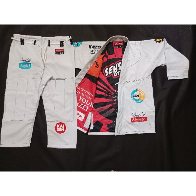 Gi kaizen kanvas / dogi / baju beladiri/ jujitsu