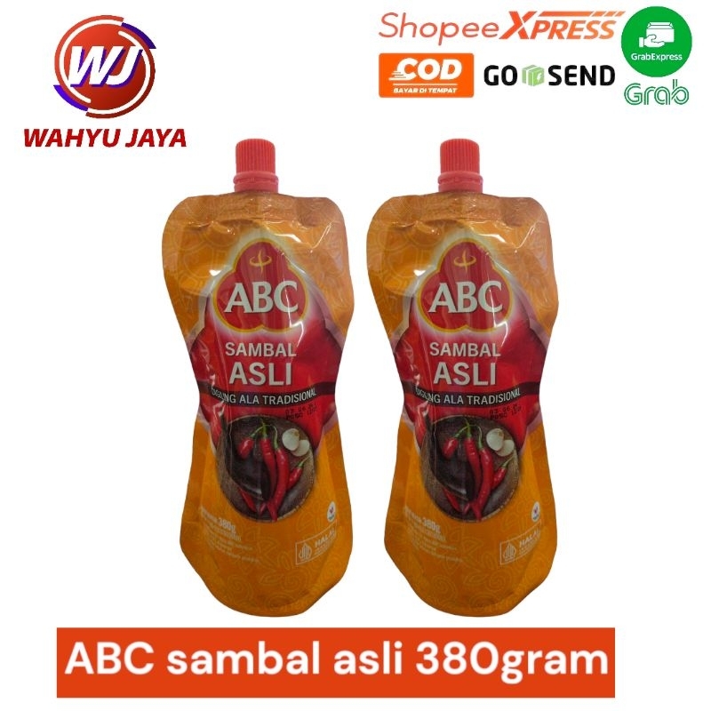 

ABC sambal asli 380gram pouch