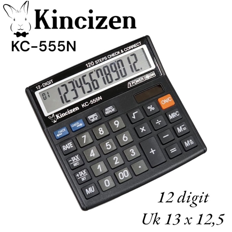 

KALKULATOR MEJA CITIZEN CT 555N/ 12 DIGIT CEK ULANG