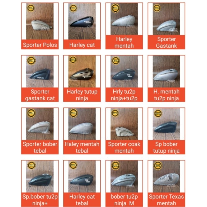 Tangki sporter sportster Tengki sportster bober choper