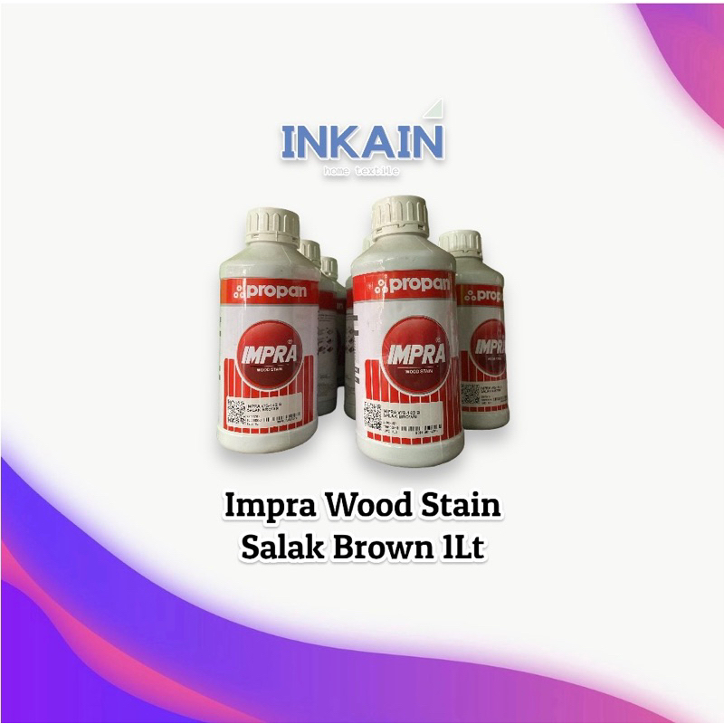 Cat Kayu PROPAN Impra WOOD STAIN WS-162 B Salak Brown Original - 1L