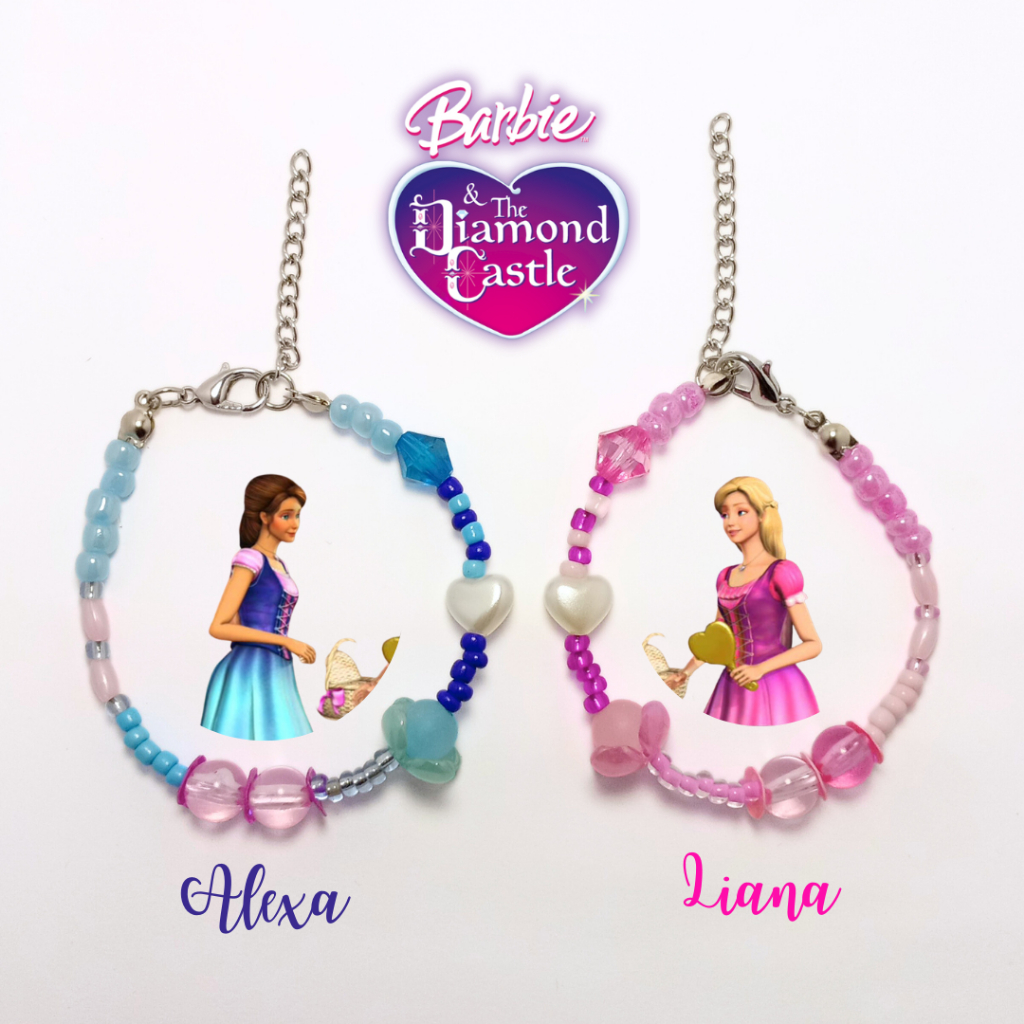 (GELANG) Barbie & The Diamond Castle Bracelets / gelang barbie / gelang princess / gelang couple / f