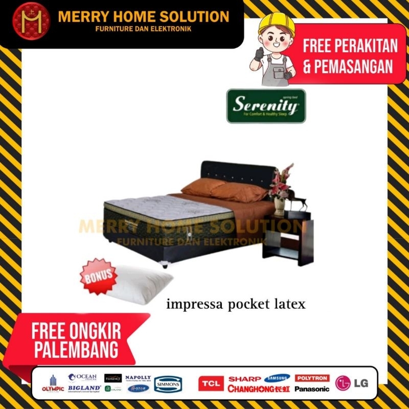 Springbed Elite Serenity Impressa Pocket Latex / matras serenity impressa pocket latex