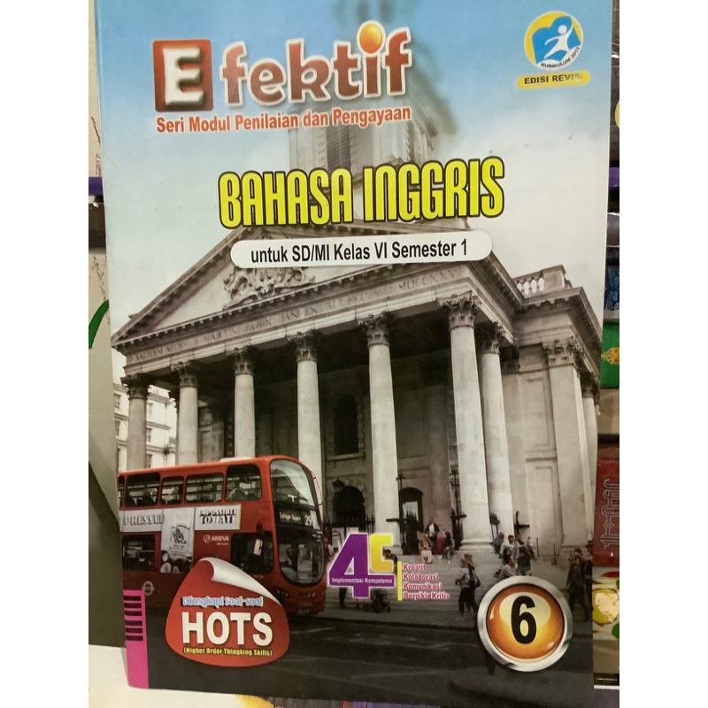 LKS EFEKTIF BAHASA INGGRIS UNTUK SD KELAS 6 SEMESTER 1 K13 EDISI REVISI