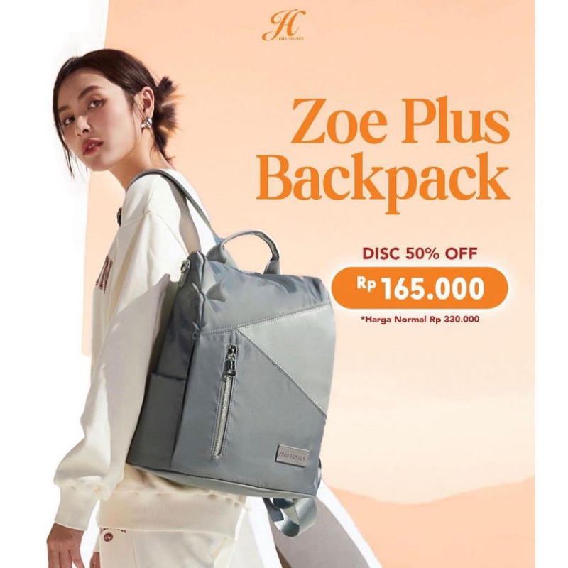 Zoe backpack Jimshoney tas ransel