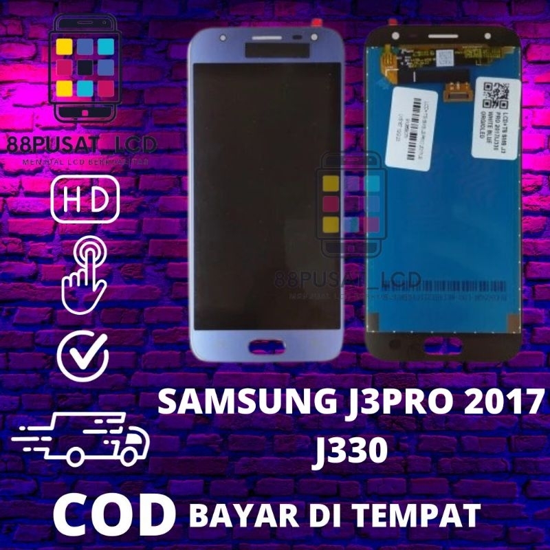 LCD FULLSET SAMSUNG J330/J3PRO (2017) INCELL/OLED 2 TOUCHSCREEN LCD