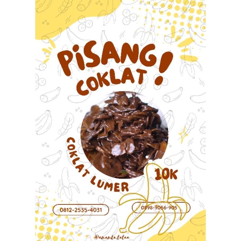 

pisang coklat lumer