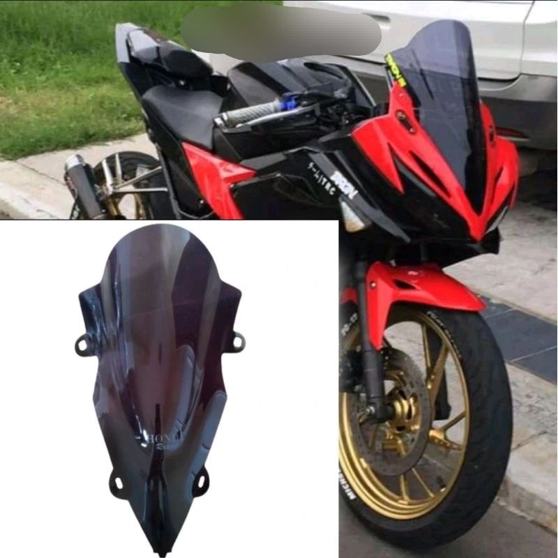 windshield visor honda CBR 150R tipe k45G jenong pendek 2016/2017
