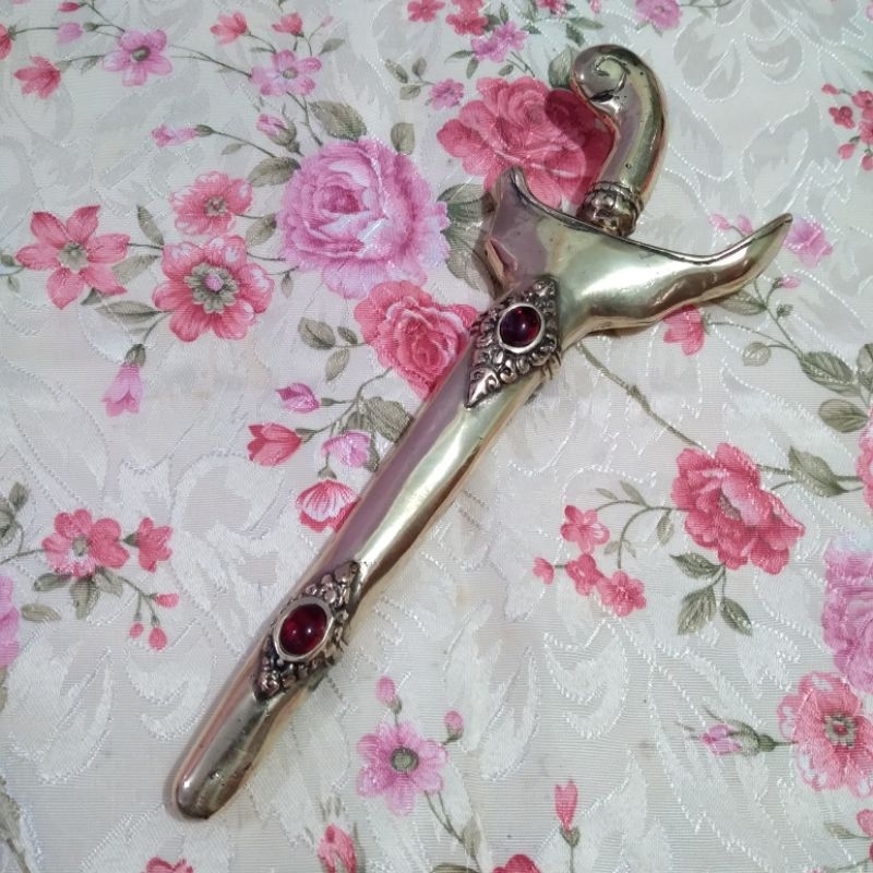 keris kipolos kuningan koleksi kris antik
