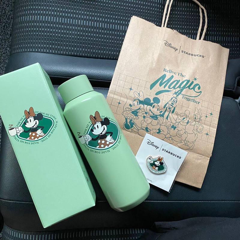 Starbucks x Disney Mickey Minnie Mouse Tumbler Original Pin Disney Mickey