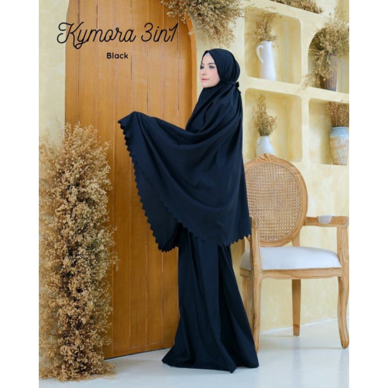 Mukena Couple Ibu dan Anak 3in 1 Kymora