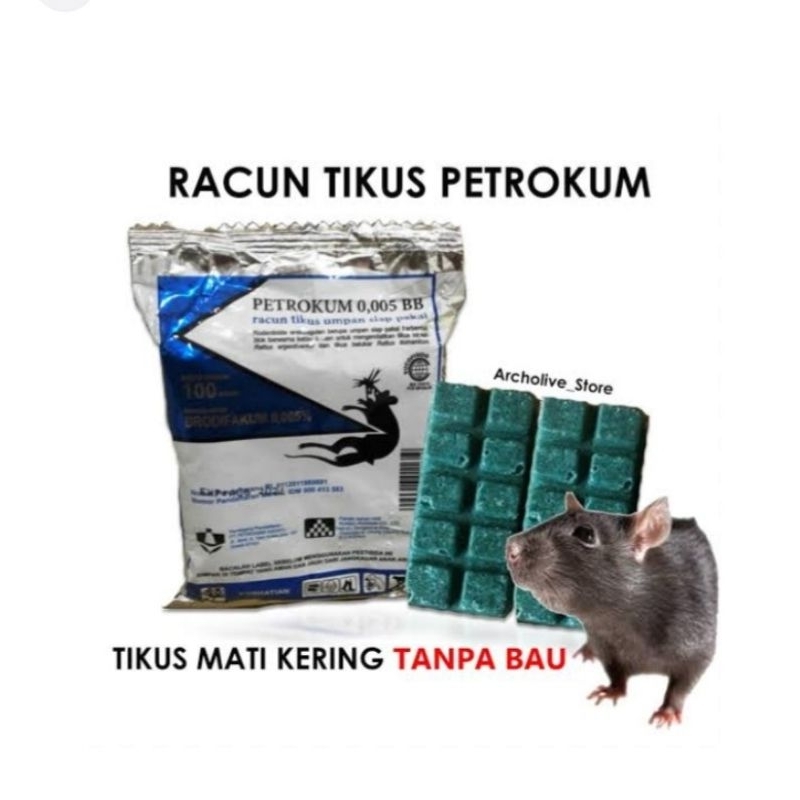 RACUN TIKUS PETROKUM TIKUS MATI KERING TANPA BAU