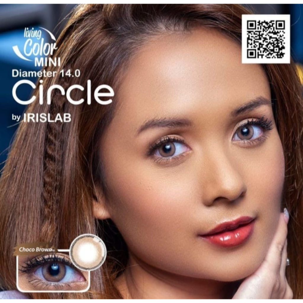 LIVING COLOR MINI CIRCLE CHOCO BROWN (NORMAL S/D -6.00)